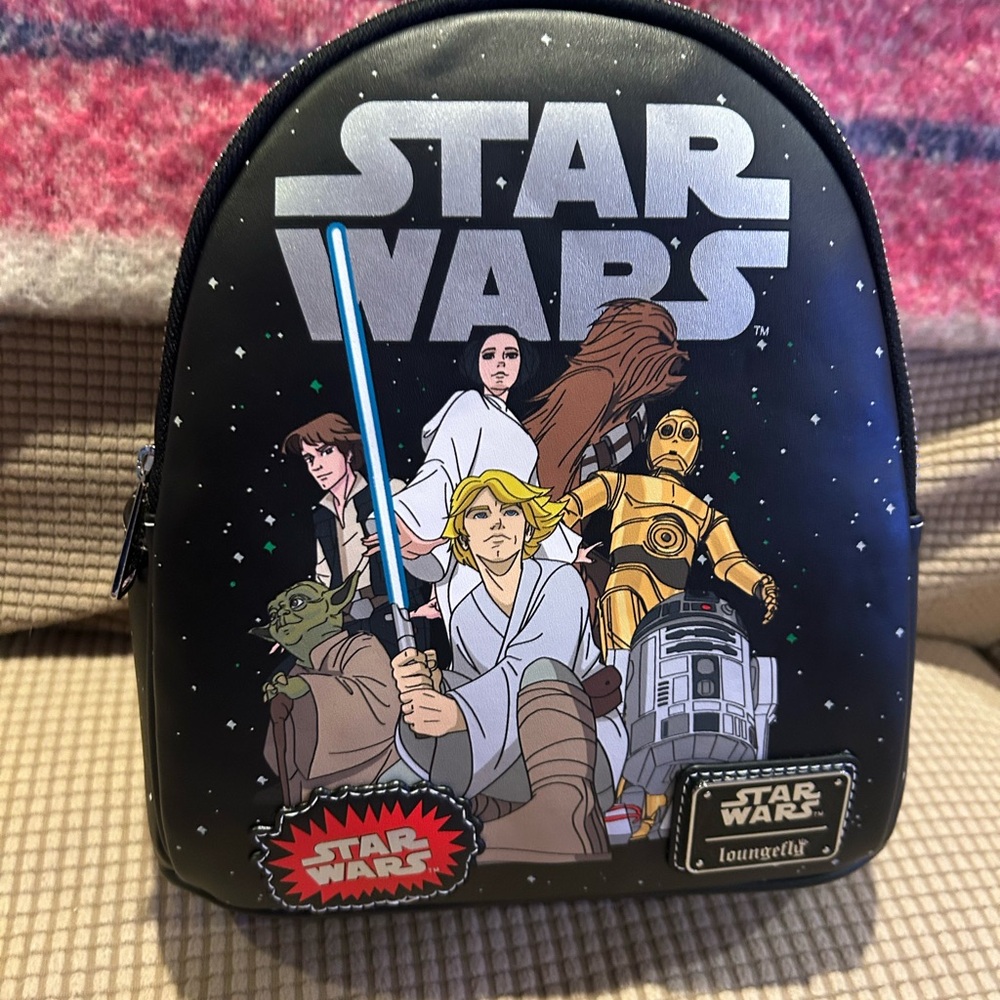 Loungefly Star Wars Black Backpack